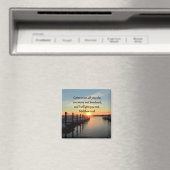 MATTEÜS 11:28 ZONSONDERGANGSSCHRIFT MAGNEET (Insitu (Vaatwasser))