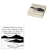 Matteüs 17:20 Geloof kan bergen verzetten Rubberstempel (Gestempeld)