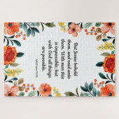 Matteüs 19:26 Bij God is alles mogelijk Legpuzzel (Horizontaal)