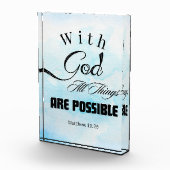 Matteüs 19:26 Typografie Ontwerp Fotoblokken (Rechts)