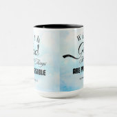 Matteüs 19:26 Typografie Ontwerp Mok (Midden)