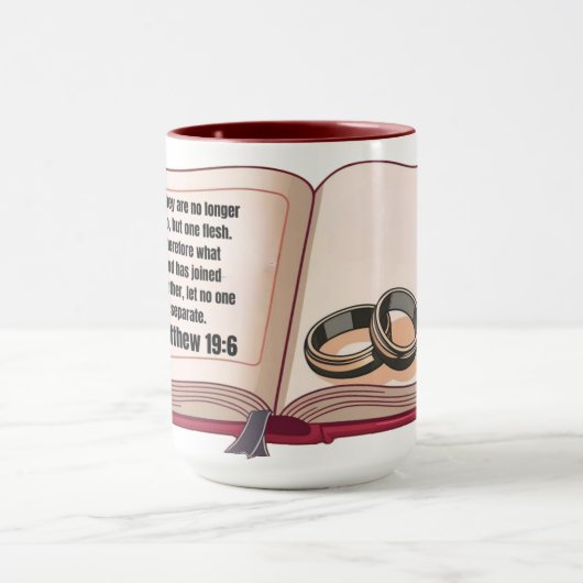 Matteüs 19:6 Mok (Midden)