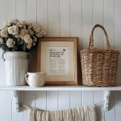 Matteüs 1:21 Kerstmuur afdrukken Poster