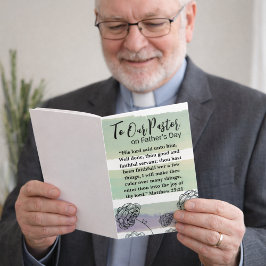 Matteüs 25:21 Pastoor Waardering Vaderdag Bedankkaart