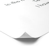 Matteüs 28:19-20 Bijbelvers en Tulpen Poster (Hoek)