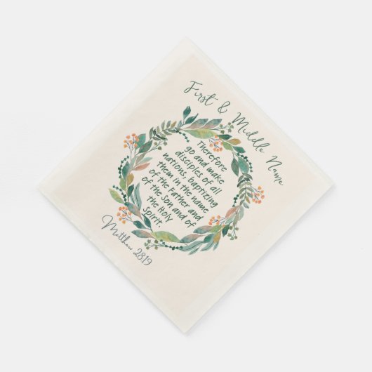 Matteüs 28:19 Doop Servet (Hoek)