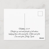 Matteüs 28:19 Postkaart (Achterkant)