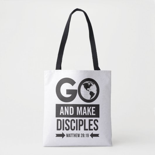 Matteüs 28:19 tote bag (Voorkant)