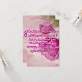 Matteüs 28:20 Bijbelvers Pic Wenskaart Kaart (Voorkant / Achterkant in situ)