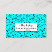 Matteüs 28:20 Ik ben altijd bij U, Bloem Visitekaartje (Voorkant)