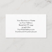 Matteüs 28:20 Ik ben altijd bij U, Bloem Visitekaartje (Achterkant)