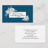 Matteüs 28:20 Ik ben altijd bij U, Bloem Visitekaartje (Voorkant / Achterkant)