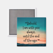 Matteüs 28:20 Magneet (Voorkant / Achterkant)