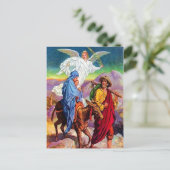 Matteüs 2:13-18 Vlucht naar briefkaart (Staand voorkant)