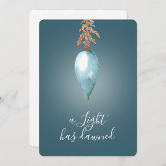 Matteüs 4:16 | Custom Original Waterverf Faith Feestdagenkaart