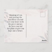 Matteüs 5:10 Gezegend zijn de vervolgde zaligheden Briefkaart (Achterkant)