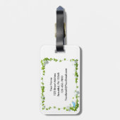 Matteüs 5:11-12 Gezegend bent u zaligheden Bijbel Bagagelabel (Achterkant verticaal)