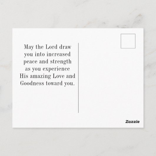 Matteüs 5:11-12 Gezegend bent u zaligheden Bijbel Briefkaart (Achterkant)