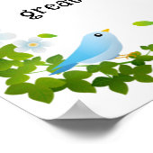 Matteüs 5:11-12 Gezegend bent u zaligheden Bijbel Poster (Hoek)