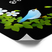 Matteüs 5:11-12 Gezegend bent u zaligheden Bijbel Poster (Hoek)