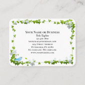 Matteüs 5:11-12 Gezegend bent u zaligheden Bijbel Visitekaartje (Achterkant)