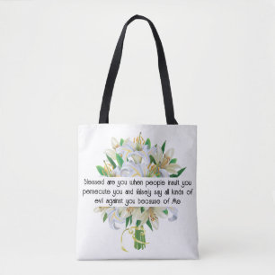 Matteüs 5:11 Canvas tas