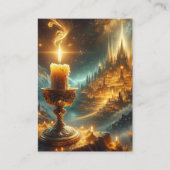 Matteüs 5:14-16 KJV Kaarten - Laat je licht schijn Visitekaartje (Voorkant)