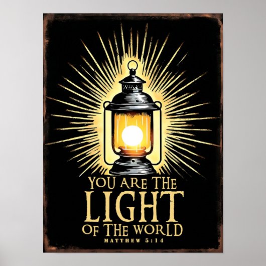 Matteüs 5:14 poster (Voorkant)