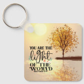 Matteüs 5:14 U bent de Licht Christelijke Bijbel Sleutelhanger (Voorkant)