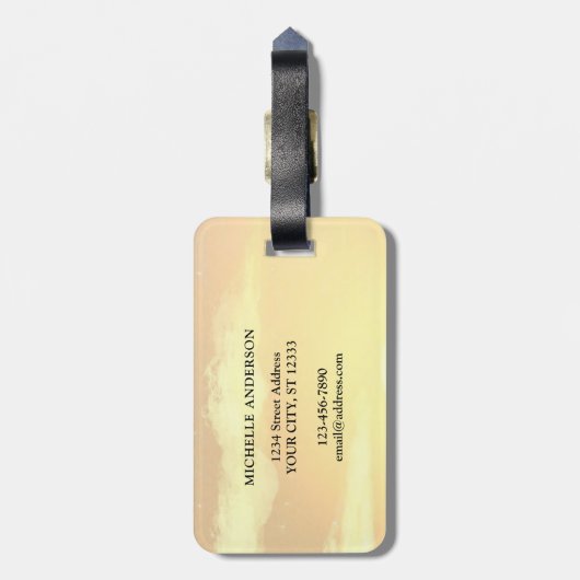 Matteüs 5:14 U bent het Licht van de Wereld Bagagelabel (Achterkant verticaal)