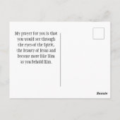 Matteüs 5:14 U bent het Licht van de Wereldbijbel Briefkaart (Achterkant)