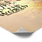 Matteüs 5:14 U bent het Licht van de Wereldbijbel Poster (Hoek)