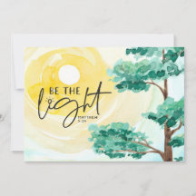 Matteüs 5:14 Wees de Lichte Bijbel Christelijke Ka