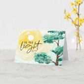 Matteüs 5:16 Laat uw licht schijnen Bijbel Christe Kaart (Gele Bloem)