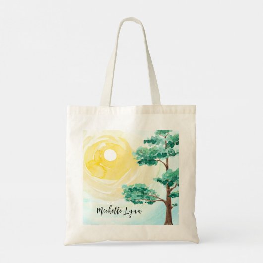 Matteüs 5:16 Laat uw licht schijnen Bijbel Christe Tote Bag (Achterkant)