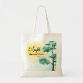 Matteüs 5:16 Laat uw licht schijnen Bijbel Christe Tote Bag (Voorkant)