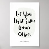 Matteüs 5:16 poster (Voorkant)