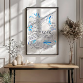Matteüs 5 24 27 Huis op de Rots Bijbelvers Poster