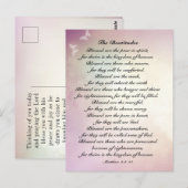 Matteüs 5:3-10 Zalig preken op de berg Briefkaart (Voorkant / Achterkant)