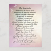 Matteüs 5:3-10 Zalig preken op de berg Briefkaart (Voorkant)