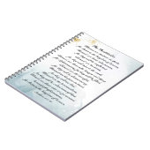 Matteüs 5:3-10 Zalig preken op de berg Notitieboek (Linkerzijde)