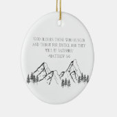 Matteüs 5:6 Kerstmis Ornament (Rechts)