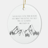Matteüs 5:6 Kerstmis Ornament (Links)