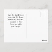 Matteüs 5:7 Gezegend zijn de barmhartige Bijbelver Briefkaart (Achterkant)