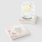 Matteüs 5:7 Gezegend zijn de barmhartige Bijbelver Stenen Onderzetter (Zijkant)