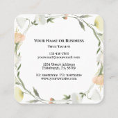 Matteüs 5:8 Gezegend zijn de Zuivere in hart Bijbe Vierkante Visitekaartje (Achterkant)