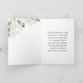 Matteüs 5 9 Gezegend is de Vredesmakersbijbel Kaart (Binnen)