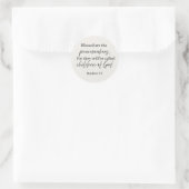 Matteüs 5:9 Zalig de vredestichters Sticker (Tas)