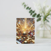 Matteüs 6:19-21 KJV Kaarten - XM Treasures in Heav Visitekaartje (Staand voorkant)