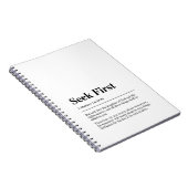 Matteüs 6:33-34 Zoek eerst Notitieboek (Rechterzijde)